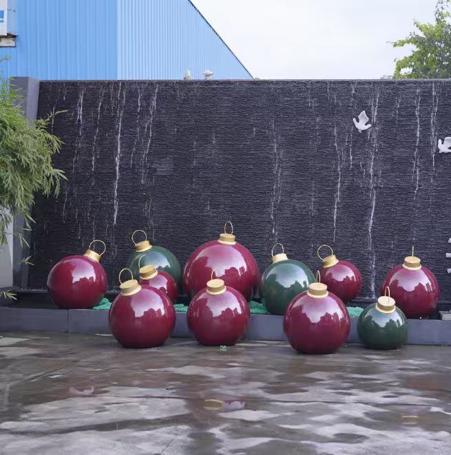 giant christmas balls for yard giant christmas balls for yard