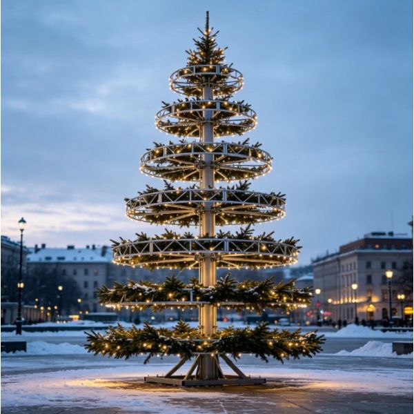 Rask-montering av juletre