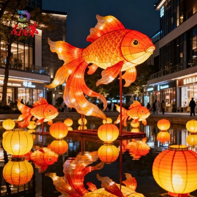 Utendørs vanntette gullfisklykter